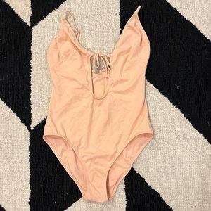 Solid & Striped Onepiece Swimsuit